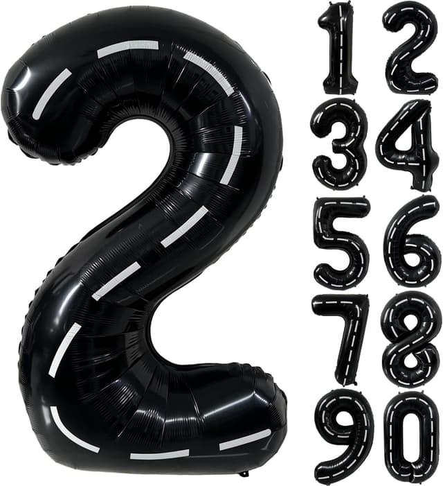 Detalle de 40 inch Dark Blue Number 0 Foil Balloon (Navy Blue) – Giant Helium/ Air Balloon for Birthday Party Decorations