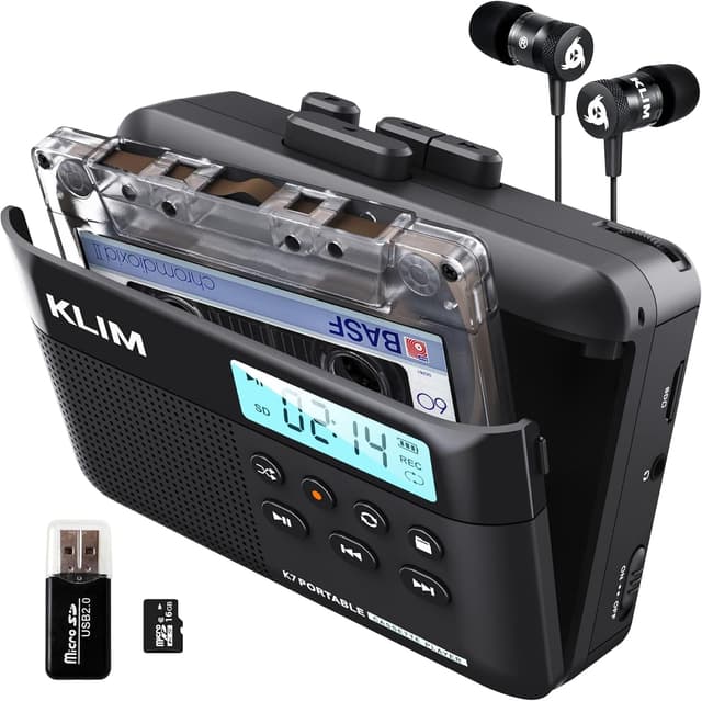 Imagen de K7 Cassette Player Convertitore MP3 16 GB en OfertitasTOP