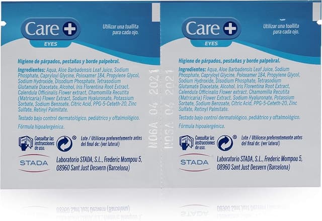 Thumbnail 4 de Care+ Toallitas Oftálmicas 60 unidades 🧴