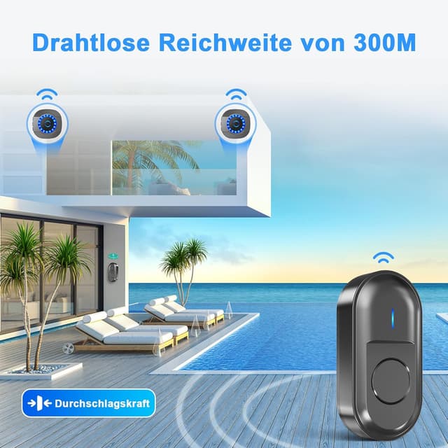 Thumbnail 2 de SURFOU Campanello Senza Fili 300M