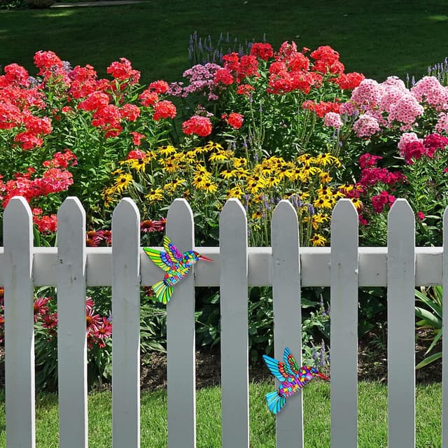 Thumbnail 5 de OFFCUP Métal Colibri Décoration Murale 2PCS