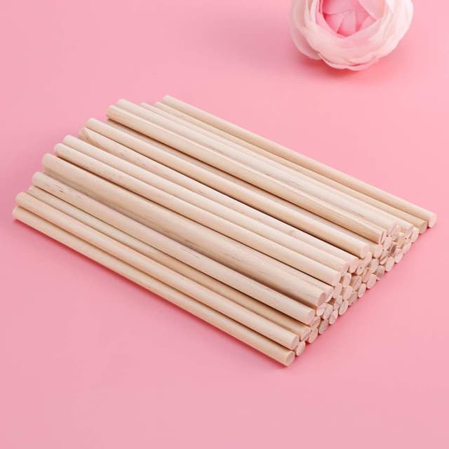 Thumbnail 2 de EXCEART Holzdübel Set 200 Stück 15 cm