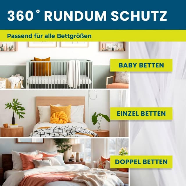 Detalle 2 de HOBERG Reise Moskitonetz 60 cm Ø