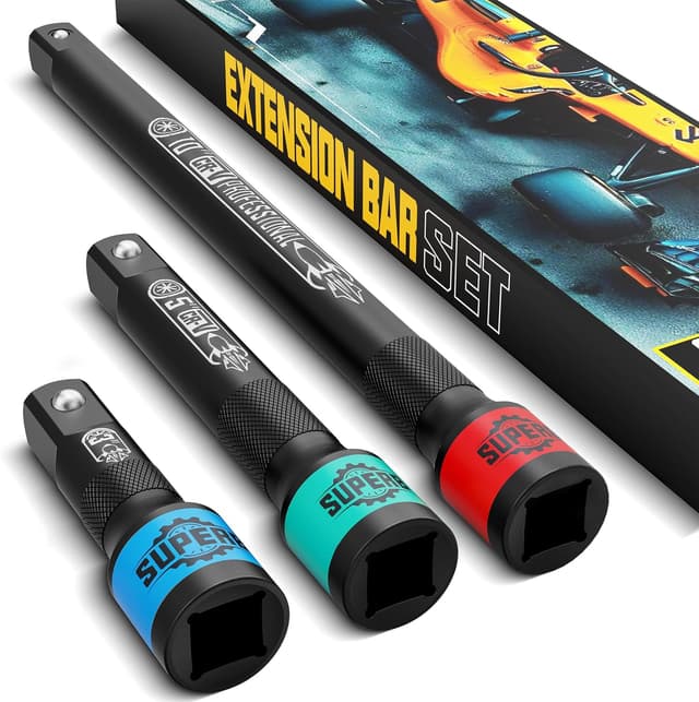 Imagen de KIRXST 1/2" Impact Extension Bar Set 3pc 75/125/250mm en OfertitasTOP