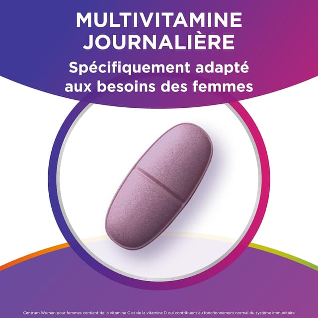 Detalle 2 de Centrum Women multivitamines 60 comprimés 💊