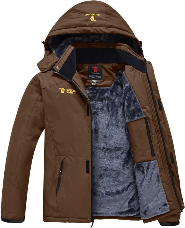 Detalle de Rdruko Skijacke Herren, warme Winterjacke für den Schnee