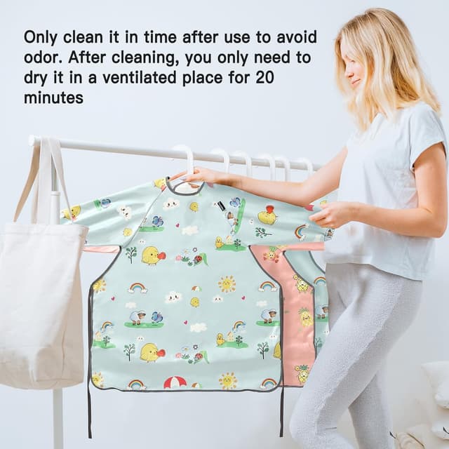 Detalle 1 de PewinGo Weaning Bib waterproof 1 size