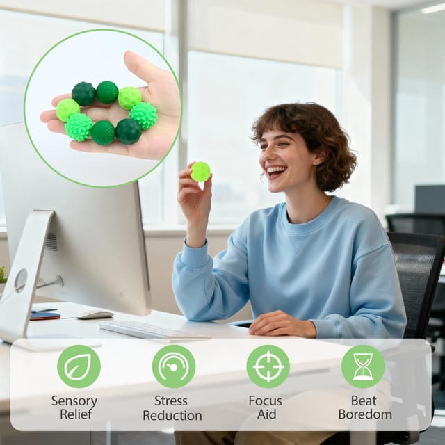 Thumbnail 5 de Bolas Magnéticas Antiestrés 8 piezas