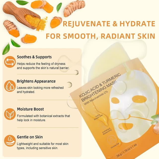 Detalle de CiAIplw Kojisäure Kurkuma Maske 6x 34 g