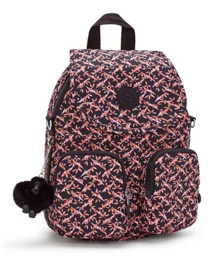 Detalle 2 de Kipling Firefly UP: Mochila pequeña y bandolera Dancing Bouquet