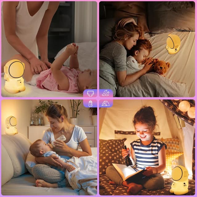 Thumbnail 6 de K KASONIC Nachtlicht RGB Silikon mit 9 h