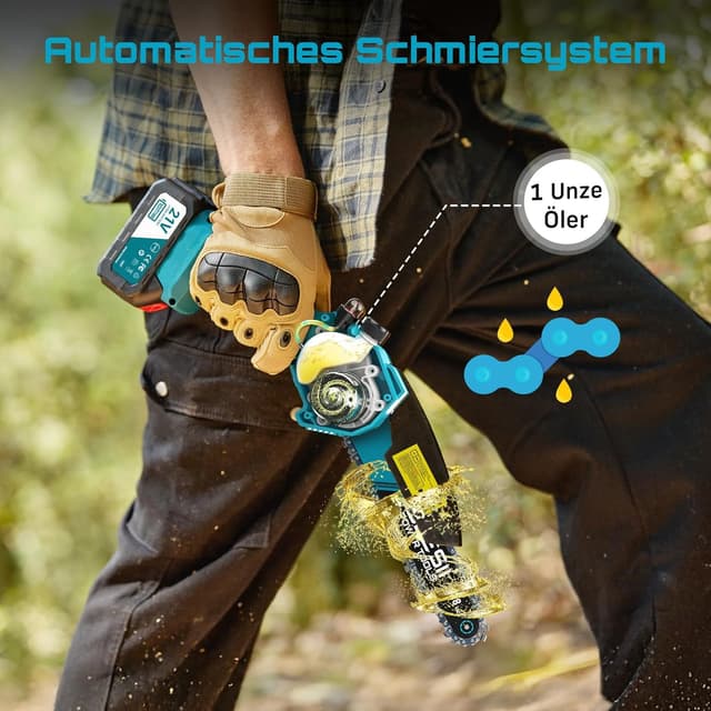 Thumbnail 5 de SEESII CH820+ Mini Kettensäge 8 Zoll