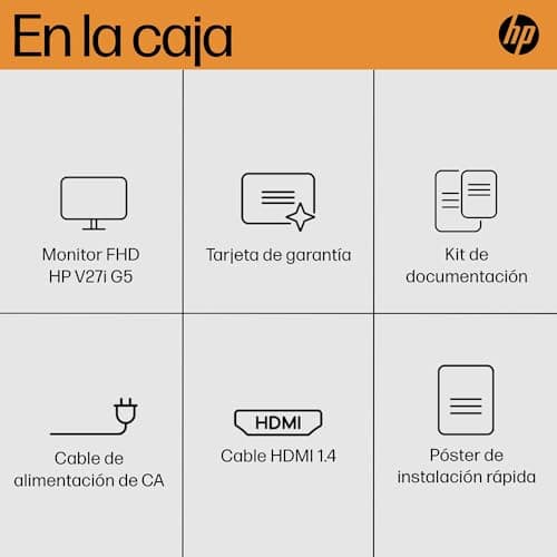 Thumbnail 8 de HP V24i G5 Monitor 23.8" FHD IPS✏️ Antirreflejo, 75Hz