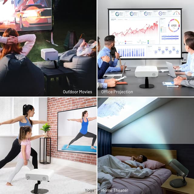 Thumbnail 6 de CAHAYA Desktop Projektorständer mit 1/4'' Schraubanschluss (bis 5 kg) und 360° Drehung – CY00375-1