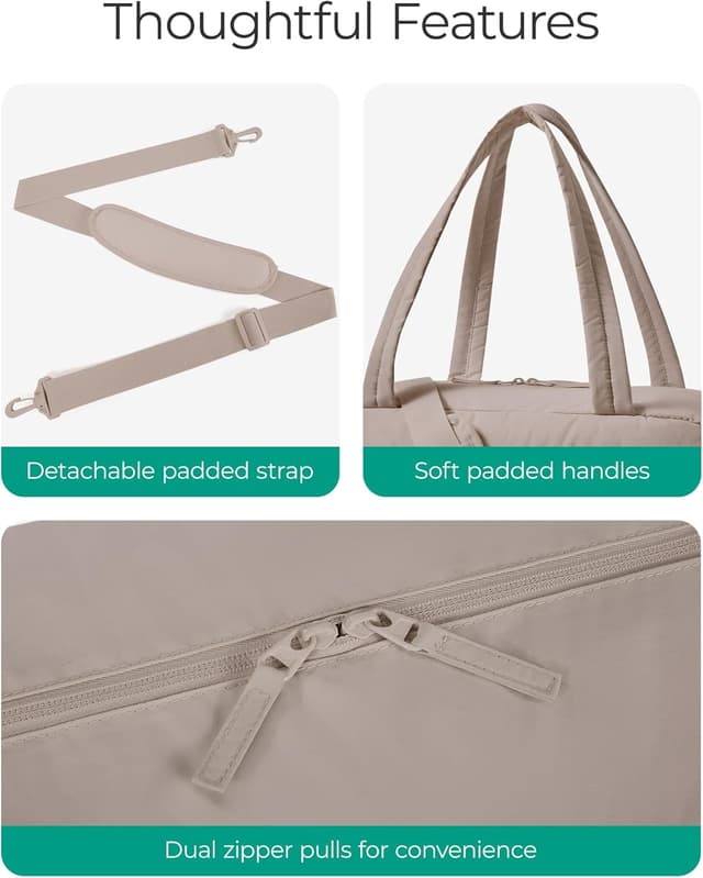 Detalle de bagsmart 31L gym bag with wet pocket