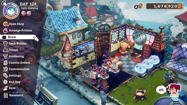 Detalle 2 de Potionomics: Masterwork Edition für PS5 – Clevere Verhandlung & Zaubertränke im RPG