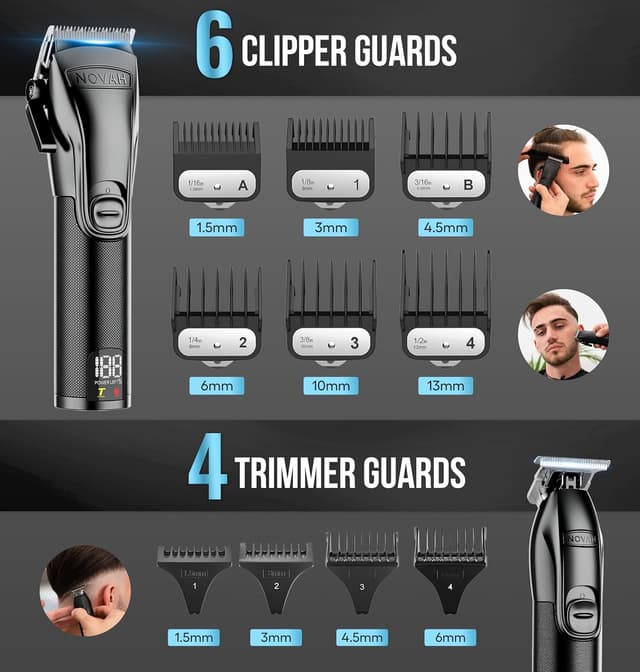 Thumbnail 4 de NOVAH Grooming Professional Clippers 2-Speed