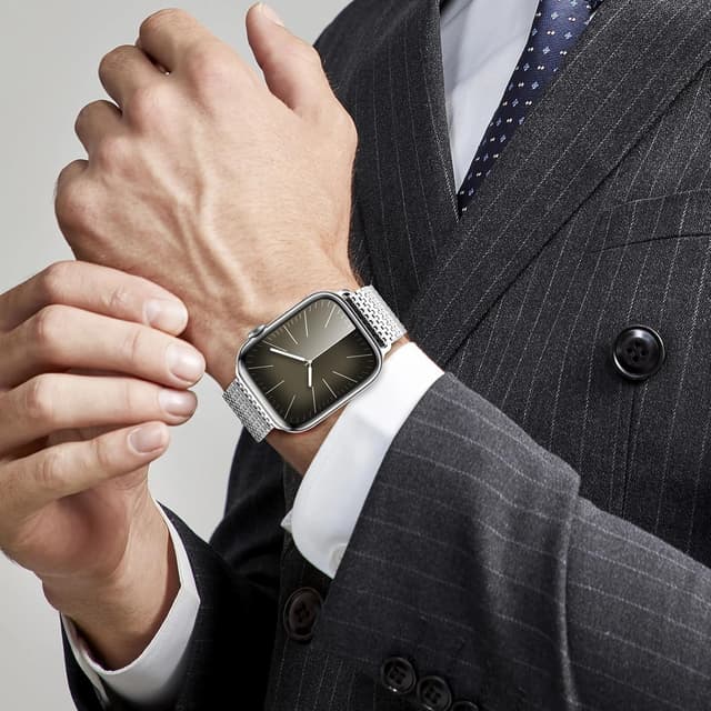 Thumbnail 6 de Anlinser Magnetic Stainless Steel Apple Watch Strap 42mm