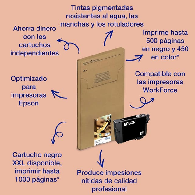 Thumbnail 1 de Epson DURABrite Ultra - Tintas Estilográficas Individuales 🎨