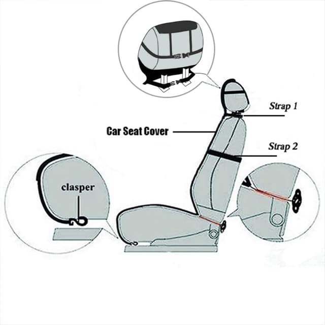 Thumbnail 5 de Altlue Genuine Sheepskin Seat Cover Grey