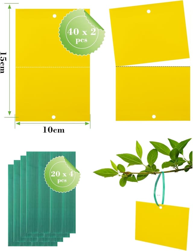 Detalle 2 de Gelbsticker für Trauermücken, 40 x 2er