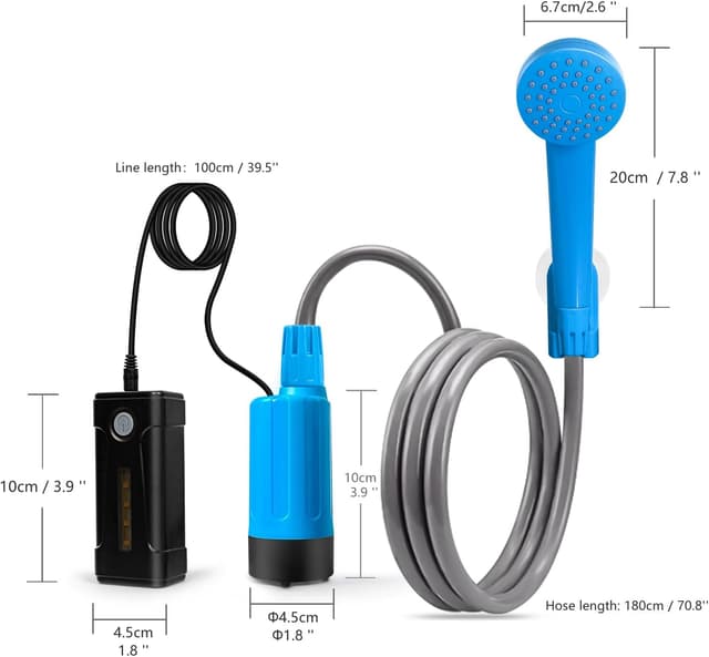 Detalle 2 de Koopsmate koopsmate Campingdusche LED 0,95 kg