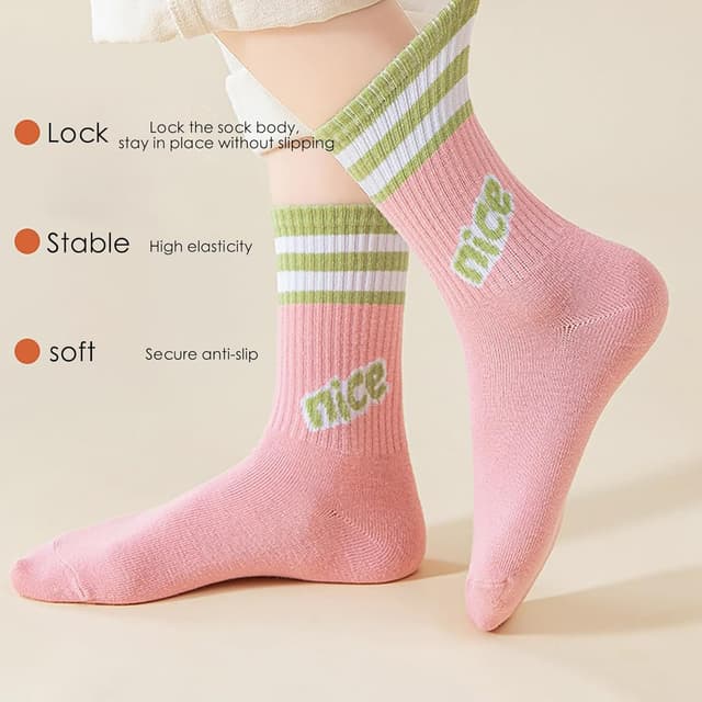 Thumbnail 5 de Zzxlw Mädchen Socken 10 Paar für 3–12 Jahre