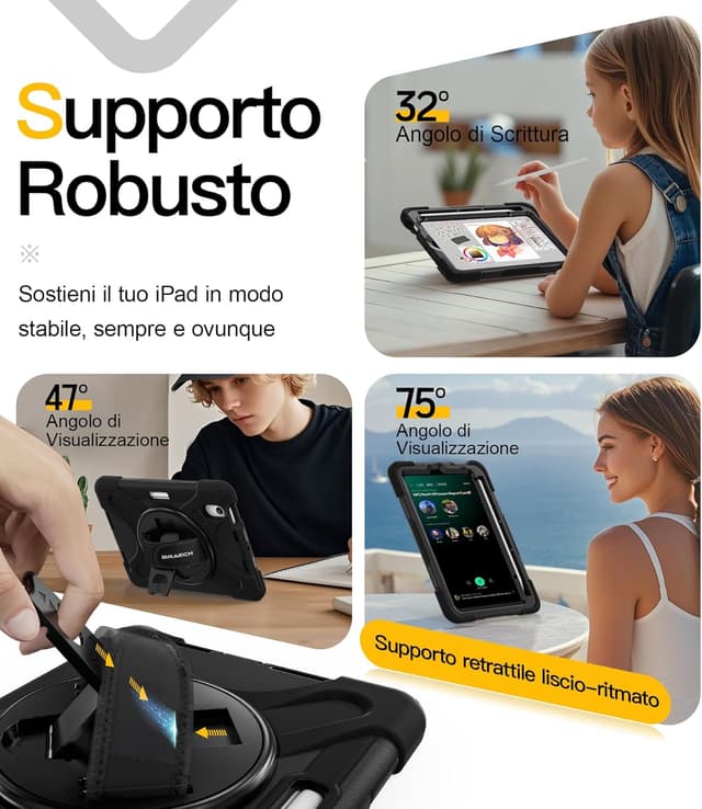 Thumbnail 3 de BRAECN Cover iPad Mini 8.3 Antishock con Supporto 360°
