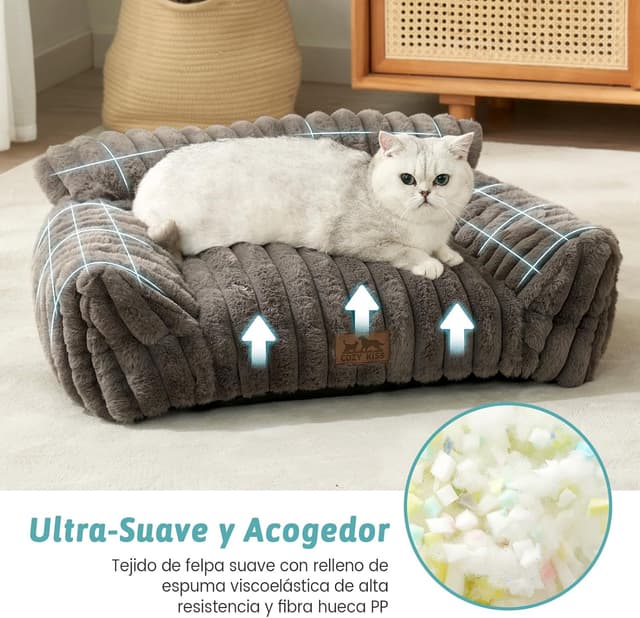 Thumbnail 2 de COZY KISS Gran Cama para Gato 65x44x30cm