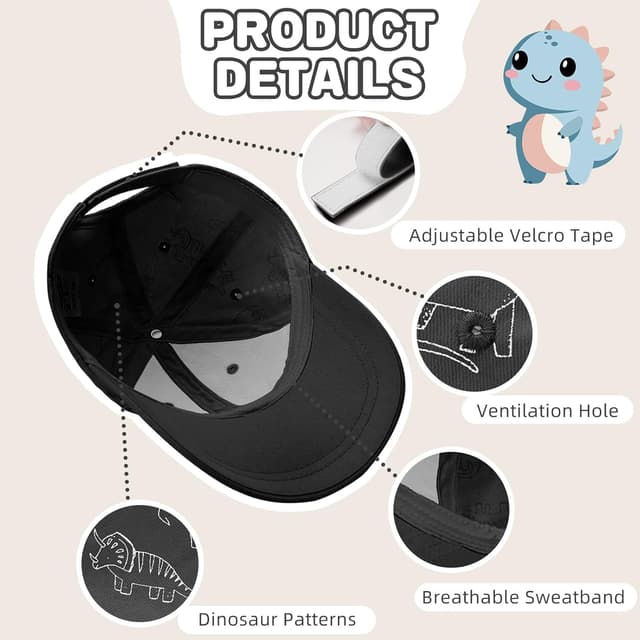 Detalle 2 de TOMEEK Sonnenhut Kinder Baseball Cap 46-48 cm