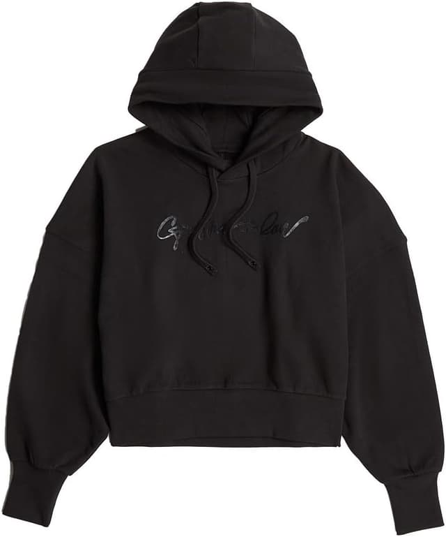 Detalle de G-Star Damen G-Script Oversized Hooded Sweater mit Kapuze