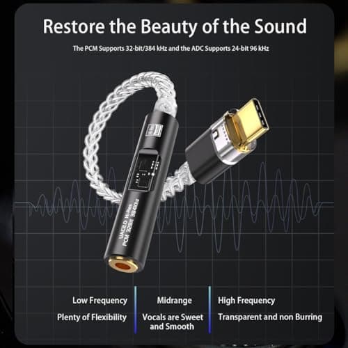 Detalle de eppfun USB DAC 32bit/384kHz ⚙