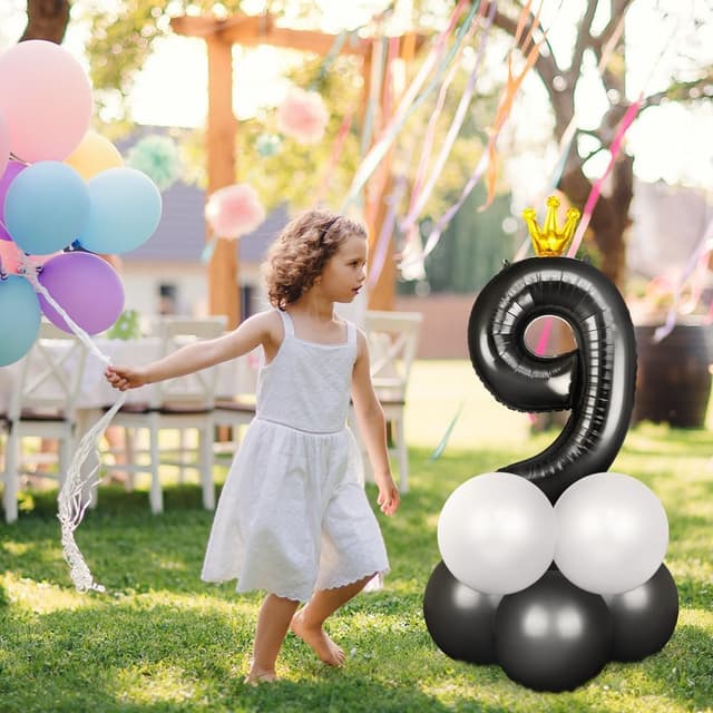 Thumbnail 5 de AOOSU Globo Número 0 negro 101 cm