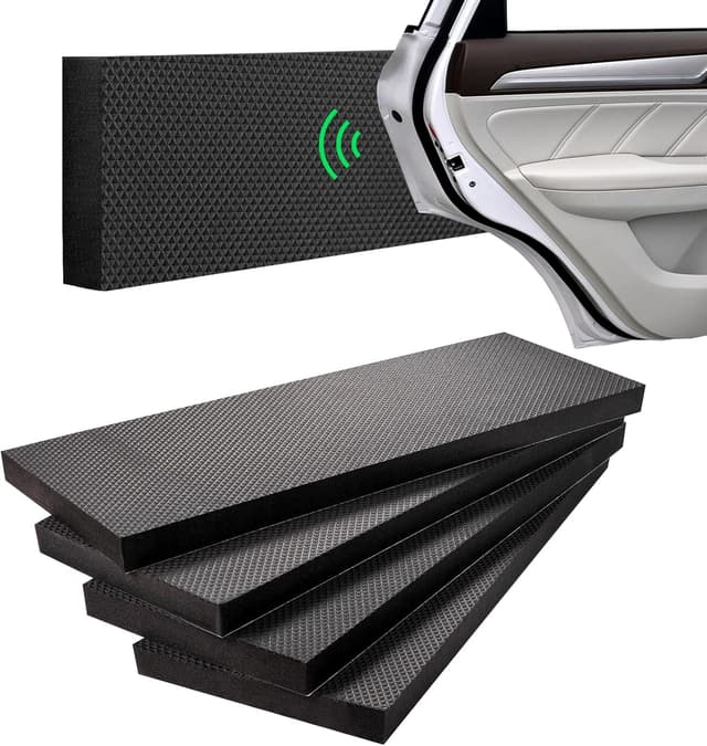 Detalle de Spurtar Garagen Wandschutz 40 x 15 cm (4er-Set) – Kantenschutz aus EVA-Schaum für Autotür, Stoßstange & Wand