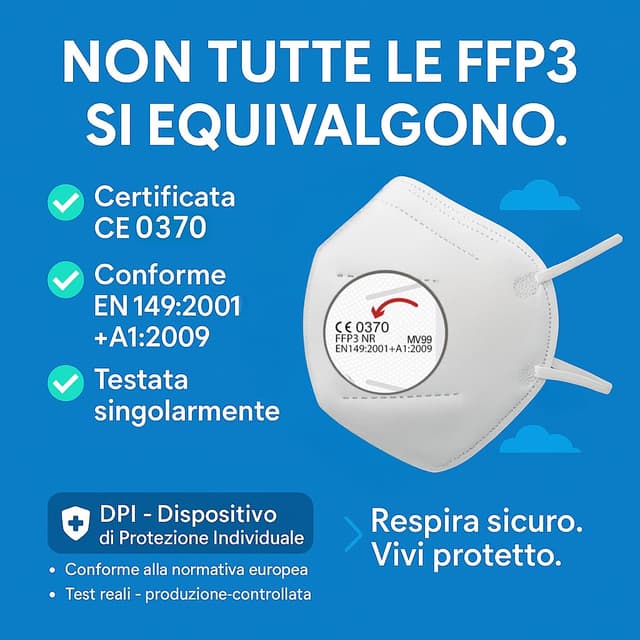 Thumbnail 5 de medicinadellavoro.com Mascherine FFP3 10 pezzi