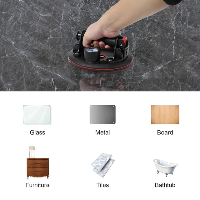 Thumbnail 4 de DEWINNER 8" Vacuum Suction Cup 660 lbs