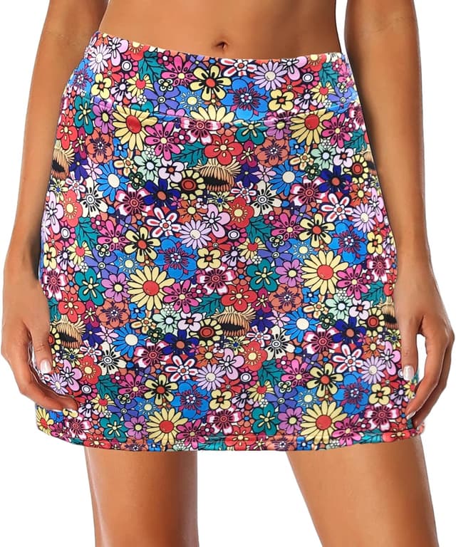 Detalle de Oyamiki Women’s Active Athletic Skort (Lightweight Tennis Skirt for Running, Training, Golf)