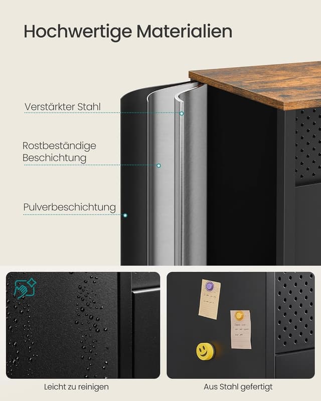 Thumbnail 3 de SONGMICS LSC205BD01 Metallschrank 40 x 141 x 76 cm đź—„