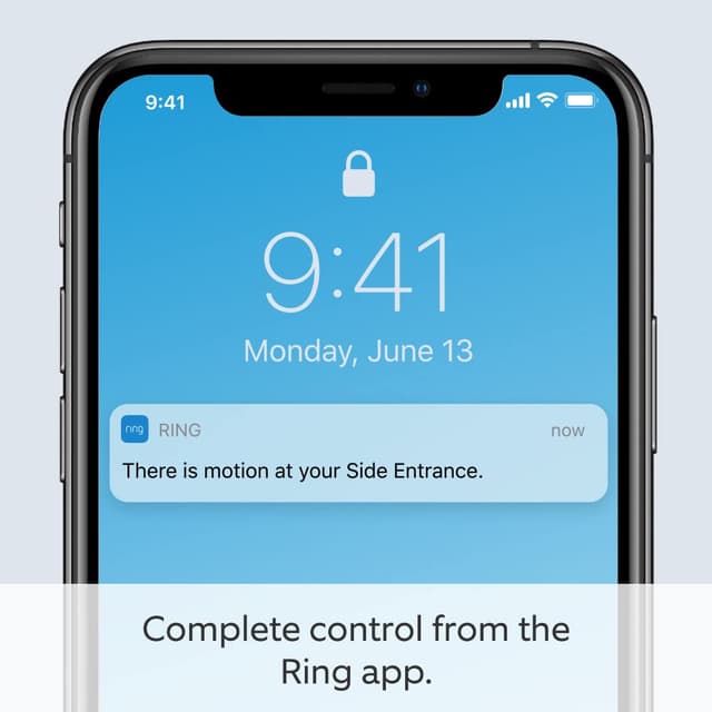 Detalle 2 de Ring Spotlight Cam Plus Battery wireless outdoor security camera (1080p HD) with spotlights, siren and two-way talk