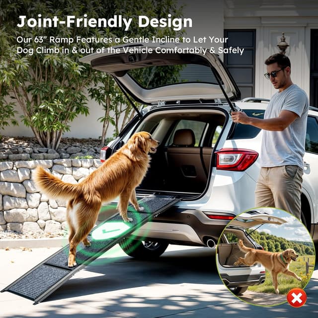 Detalle de CO-Z dog ramp 160 cm for 90 kg