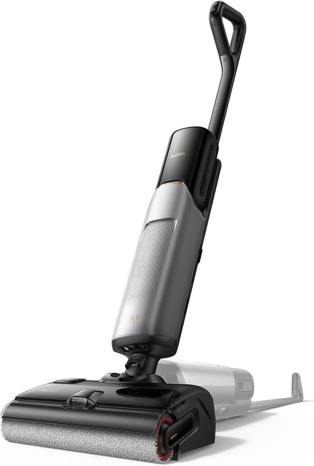 Detalle de Mova X4 Plus Nass-Trocken-Sauger mit 20.000 Pa Saugkraft, Selbstreinigung (100 °C) und Auto-Reinigungslösung