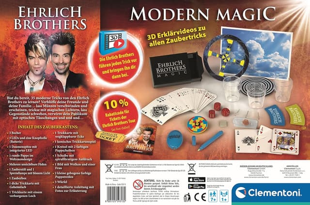 Thumbnail 1 de Clementoni Ehrlich Brothers Modern Magic Zauberkasten 3D-Erklärvideos