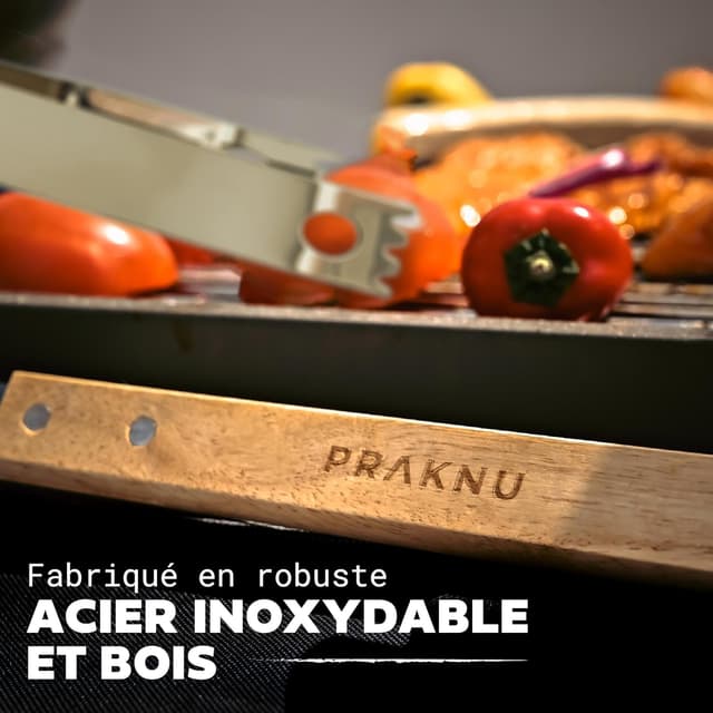 Thumbnail 2 de Praknu Kit Barbecue 4 Pièces