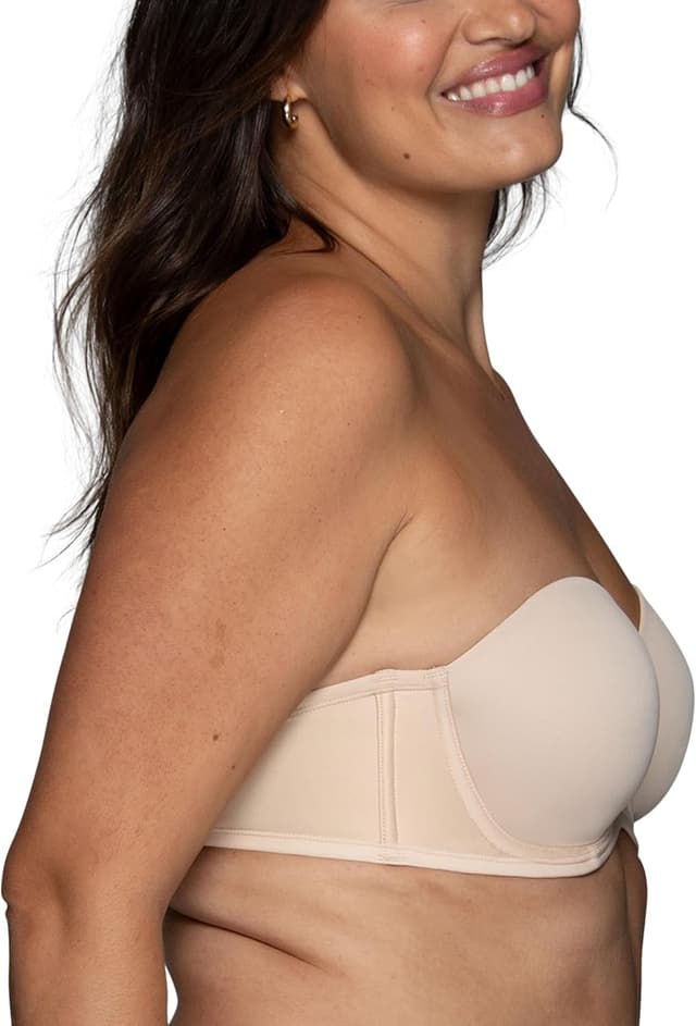 Detalle de Vanity Fair Women’s Beauty Back Smoothing Strapless Bra (Style 74380) with Removable Straps