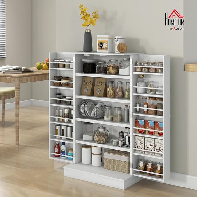 Thumbnail 1 de HOMCOM Armoire de Cuisine 60 x 30 x 104 cm