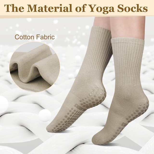 Detalle de Pilates grip socks 5 pairs for women