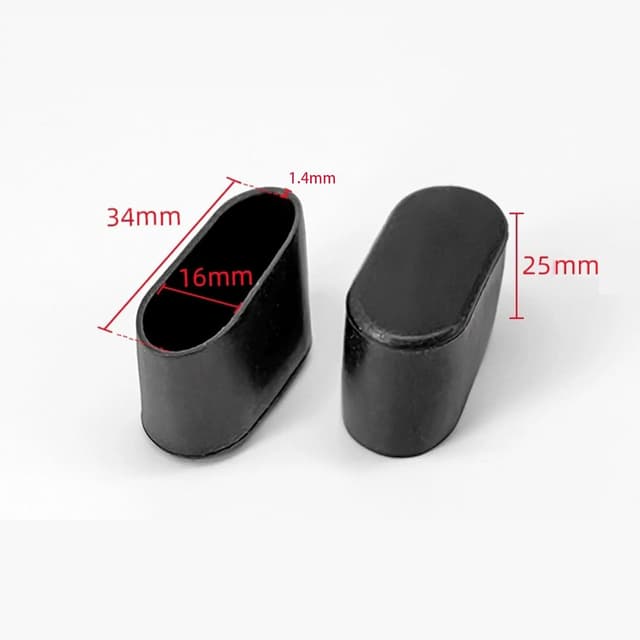 Detalle 2 de Leliafleury 16Pcs Rubber Leg Tips for Furniture