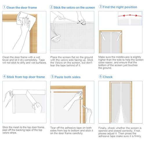 Thumbnail 4 de Moustiquaire porte fenêtre 140 x 240 cm
