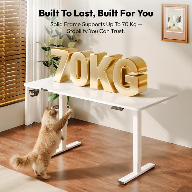 Detalle 2 de SANODESK QS1+ 140×60 Electric Standing Desk