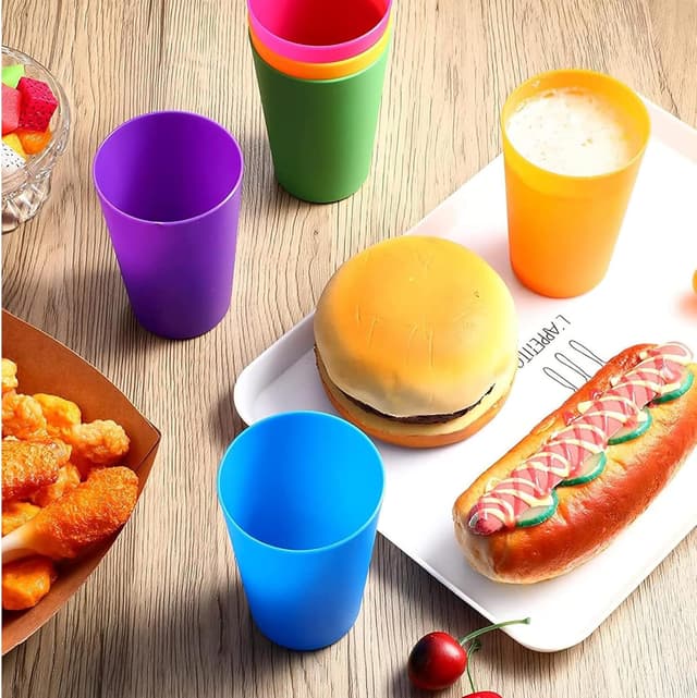 Thumbnail 4 de Hikrxya 260 ml Reusable Plastic Cups 30 Pack